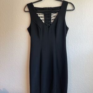 Elegant Black Sleeveless Dress